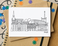 Slough Skyline Landmarks Greetings Card
