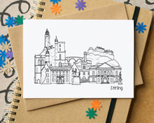 Stirling Skyline Landmarks Greetings Card