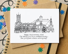 Personalised "We're Going To..." Holiday Skyline Greetings Card