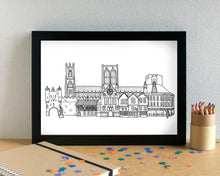 York Skyline Landmarks Art Print - can be personalised