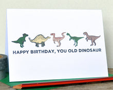 You Old Dinosaur Funny Birthday Card