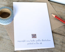 "You're Right Up My Street" Love Card