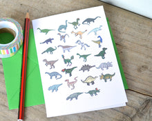 Dinosaur Alphabet Card