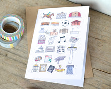 Liverpool Alphabet Greetings Card
