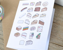 Cake Alphabet Greetings Card