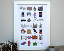 London Alphabet Art Print