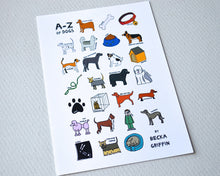 Dog Alphabet Art Print