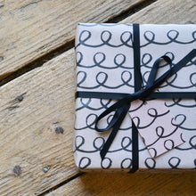 Black and Kraft Unisex Wrapping Paper