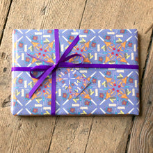 Purple Sewing Wrapping Paper