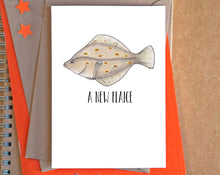 "New Plaice" New Home Card