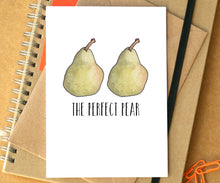 Funny 'Perfect Pear' Wedding or Engagement Card