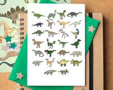 Dinosaur Alphabet Card