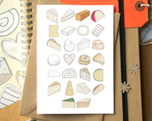 Cheese Alphabet Greetings Card