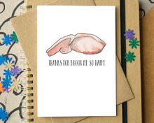 Funny "Thanks For Bacon Me So Happy" Love Card