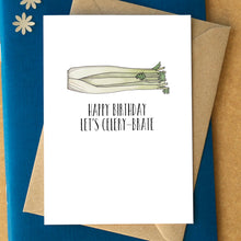Funny "Happy Birthday Let's Celery-brate" Card