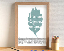 Home Is Where My Mum Is Print - can be personalised