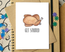 Funny "Get Stuffed" Christmas Card